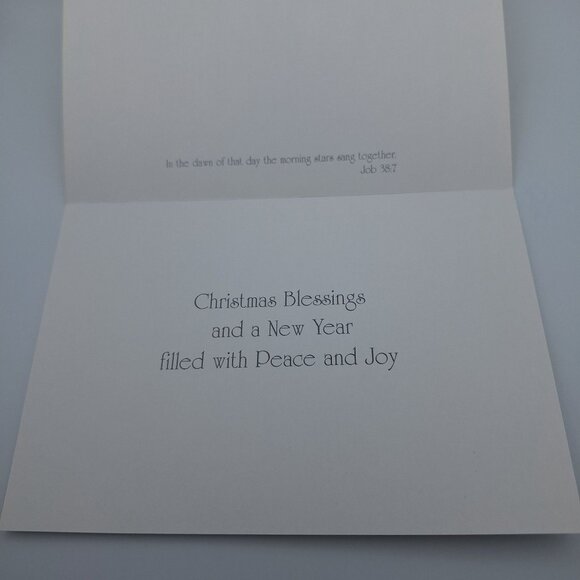 Vintage Religious Christmas Cards Set Of 3 Illustrated Nativity Scenes Blank 90s - Picture 5 of 8